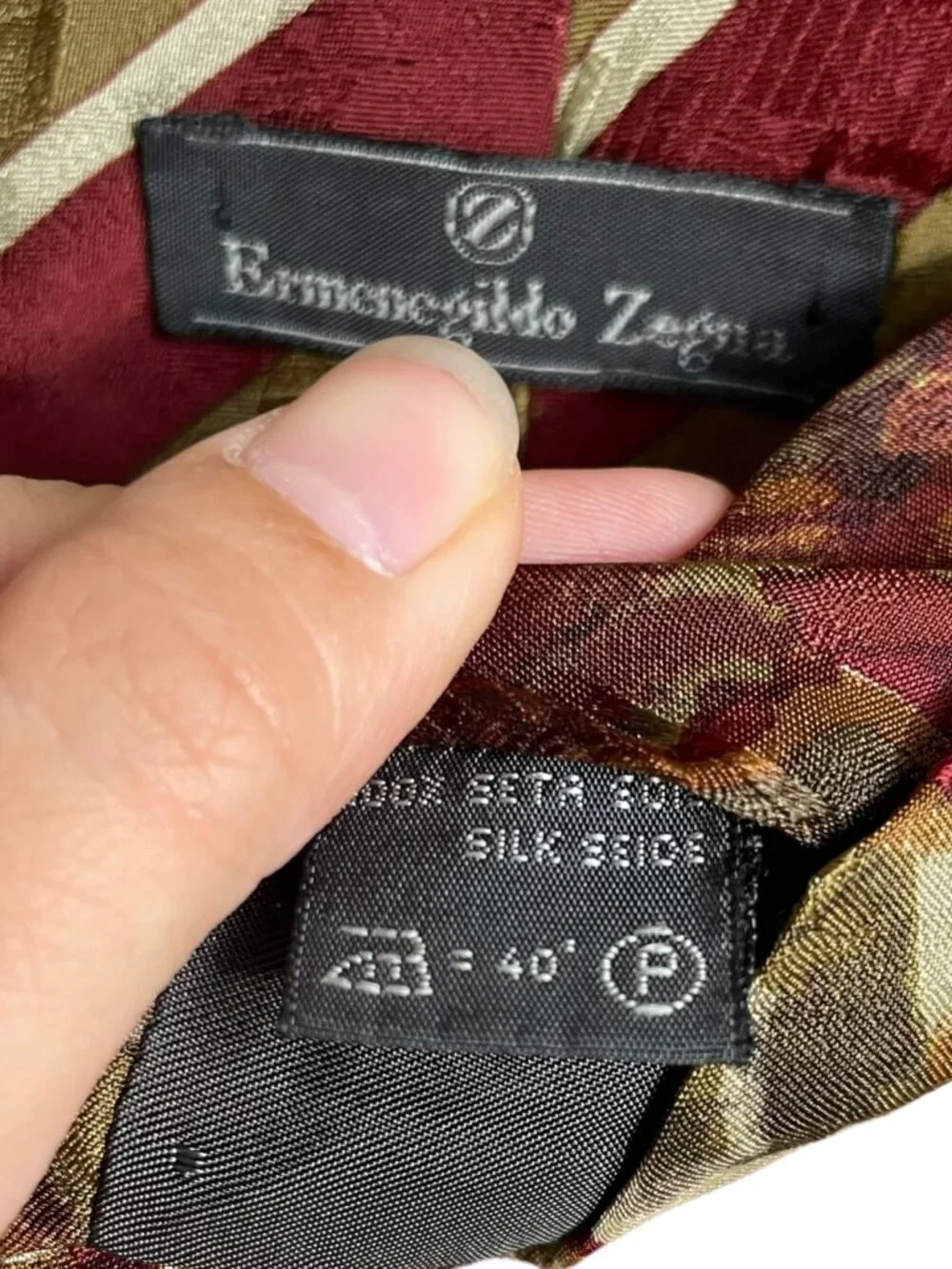 Ermenegildo Zegna Silk Tie 57